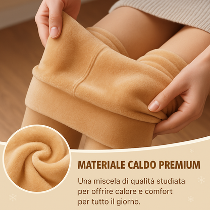 Collant Termici Felpati Effetto Velato
